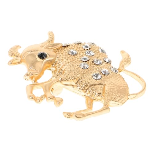 Beavorty 3 Stck. Tiermotiv Brustnadel Bull Brooch Legierung für Männer Kreative Anstecknadel für Anlässe Wie Valentinstag Partys von Beavorty