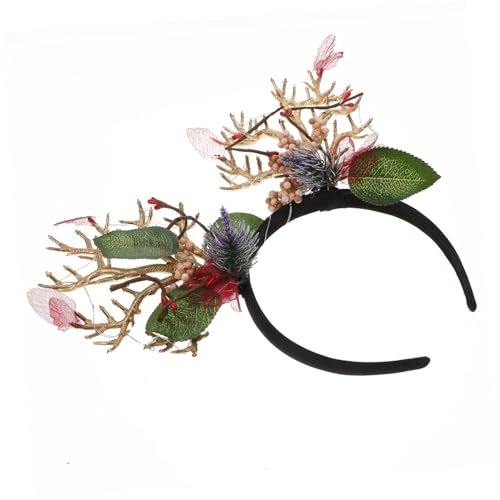 Beavorty 3 Stk Weihnachtsstirnband Hirsch Kostüm für Damen Weihnachtskopfschmuck für Frauen christmas haarreif christmas headband Haarband Haargummis Cosplay Haarschmuck Elch-Stirnband Fee von Beavorty