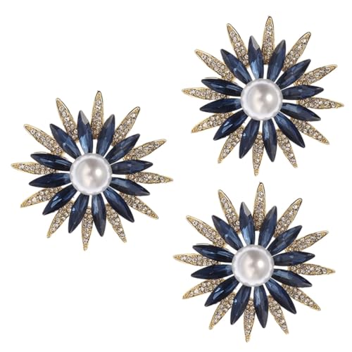 Beavorty 3 Stück Krispige Brosche für Damen Herren Hochwertige Anstecknadel im Geometrischen Design für Jacken Abendmode Vielseitige Kleidung Accessoires von Beavorty