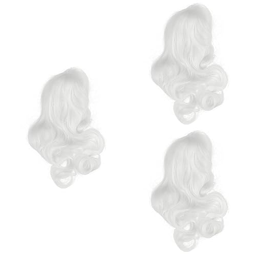 Beavorty 3 Stück Perücken-Accessoires Für Lockiges Haar Accessoires Für Mädchen Accessoires Für Frauen Lockiger Kopfschmuck Halloween-Kostüm-Accessoires Mrs Santa Cosplay-Zubehör von Beavorty