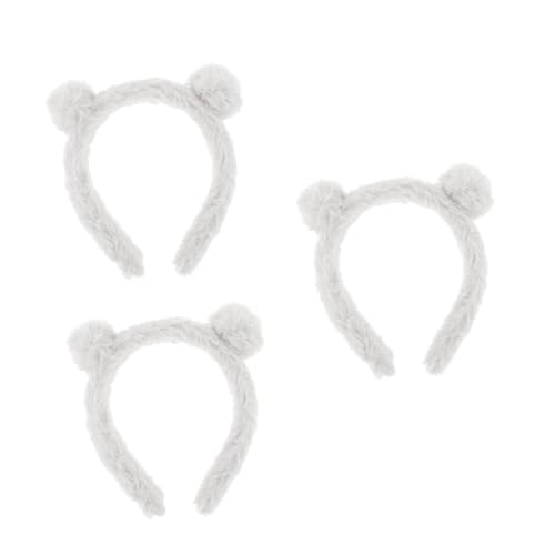 Beavorty 3 Stück Plüsch Bärenohren Haarreif Verstellbar Flauschiges Cartoon Stirnband Komfortabel Für Make Up Gesichtsreinigung Hautpflege Damen Mädchen Beavorty 3 Stück Plüsch Bärenohren Haarreif Verstellbar Flauschiges Cartoon Stirnband Komfortabel Für Make Up Gesichtsreinigung Hautpflege Damen Mädchen von Beavorty