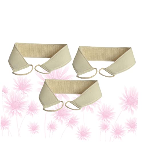 Beavorty 3stücke Luffaschwamm Bade Und Duschtuch Rückenreibetuch Luffa-massagebürste Doppelseitiger Streifen Kraftvolles Handtuch Für Körperbereiche Wie Rücken Nacken Und Schultern von Beavorty