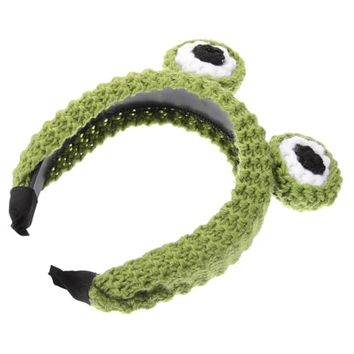 Beavorty 3st Stirnband Süße Stirnbänder Zum Waschen Des Gesichts Frosch Tierohren Plüschtier Grüne Haaraccessoires Stirnbänder Für Die Hautpflege Grüne Haare Garn Haarschmuck Niedlich von Beavorty