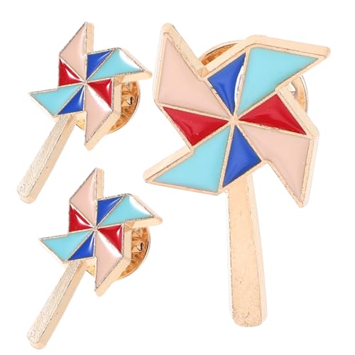 Beavorty 3stücke Windrad Broschen Bunte Emaille Anstecknadeln Zinklegierung Für Jacken Rucksäcke Und Hüte Süße Modeaccessoires Für Damen Mit Langlebigem Design Beavorty 3stücke Windrad Broschen Bunte Emaille Anstecknadeln Zinklegierung Für Jacken Rucksäcke Und Hüte Süße Modeaccessoires Für Damen Mit Langlebigem Design von Beavorty