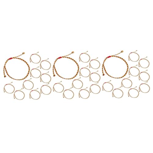 Beavorty 30 Stck. Teiliges Geflochtenes Seilarmband Verstellbare Bunte Strand Fußkettchen für Damen Handgewebte Sommer Schmuckaccessoires mit Ethnic Flair und Auffälligen Farben von Beavorty