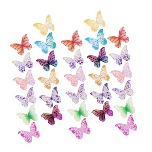 Beavorty 30 Stück Teiliges Bunte Mini Schmetterlinge aus Acryl für DIY Schmuck Zubehör Langlebige Modische Dekorationen für Basteln Party Hochzeit und Kreative Handwerksprojekte Beavorty 30 Stück Teiliges Bunte Mini Schmetterlinge aus Acryl für DIY Schmuck Zubehör Langlebige Modische Dekorationen für Basteln Party Hochzeit und Kreative Handwerksprojekte von Beavorty