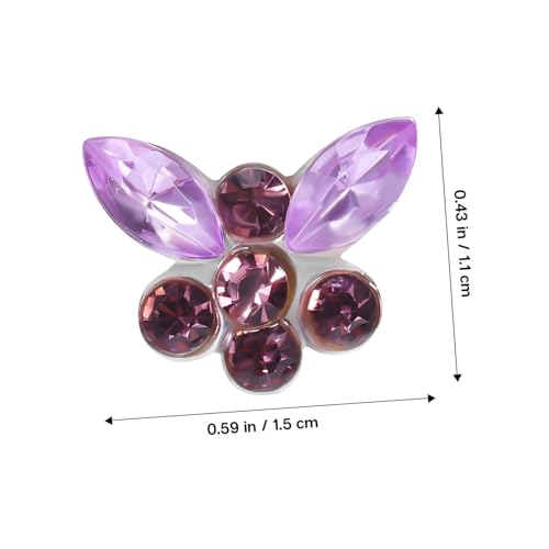 Beavorty 30 Stück Teiliges Mini Schmetterling Haarspangen mit Funkelnden Strasssteinen Zarte Haarklammern für Damen Vielseitiger Haarschmuck zur Dekoration von Zöpfen Dutt und Alltag von Beavorty