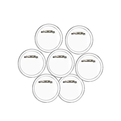 Beavorty 30Stücke Design Button Teiliges Abzeichen mit Pin DIY Bastelbedarf Klarer Button Durchmesser für Personalisierte Badges Kreative Projekte von Beavorty