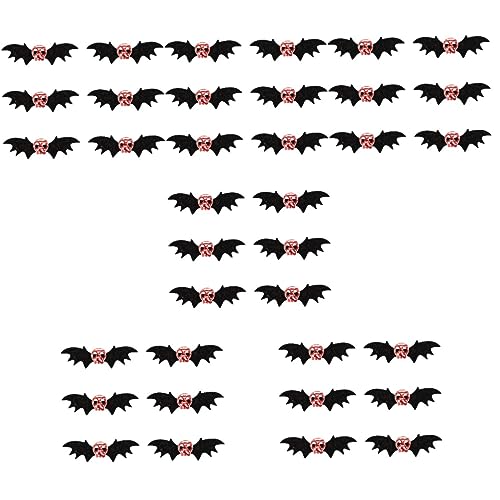 Beavorty 36 Stk Fledermaus Haarnadel Spinnenhaar-accessoires Teufelsflügelclips Haarspangen Alligator Halloween Haarschleife Clip Ornament-stirnband Ohr Stirnband Punk Ohrclip von Beavorty