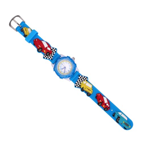 Beavorty 3D-kinderuhr Cartoon Auto Design Armbanduhr Für Jungen Und Mädchen Leichte Und Kreative Kinderuhr Für Sport Und Freizeit von Beavorty
