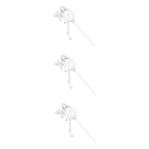 Beavorty 3St Haarspangen Haarklammer Hanfu Haarschmuck Haarnadeln mit Strasssteinen Tiara Frauen Haarnadeln Kristall Kopfbedeckung schmücken Damen Weiß Beavorty 3St Haarspangen Haarklammer Hanfu Haarschmuck Haarnadeln mit Strasssteinen Tiara Frauen Haarnadeln Kristall Kopfbedeckung schmücken Damen Weiß von Beavorty