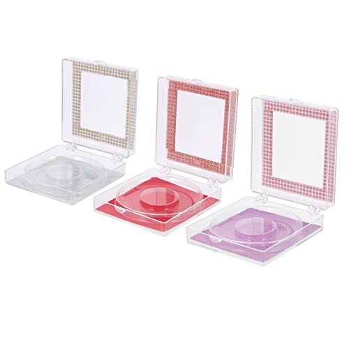 Beavorty Wimpern-organizer – 3-teilige Wimpern-aufbewahrungsbox Mit Praktischem Sichtdeckel Für Langanhaltende von Beavorty