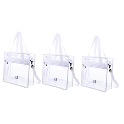 Beavorty 3St transparente PVC-Tasche Trendige Geldbörsen durchsichtige Kulturbeutel Geldbörsen für Damen im Trend Umhängetasche klare Geldbörse Frauen versorgen Mode Reisen von Beavorty