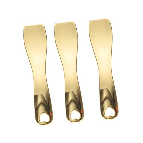 Beavorty 3stücke Zinklegierung Augencreme Löffel Praktisches Augenmassage Tool Für Müdigkeitslinderung Und Durchblutungsförderung Gold von Beavorty