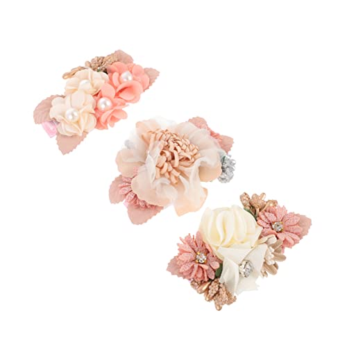 Beavorty Kleid Passenden Jungen Und Mädchen Floral Haarnadel Hochzeit Blume Kopfschmuck Simulation Haar Clip von Beavorty