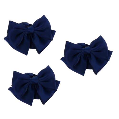 Beavorty 3st Bowknot-tasche Haarspange Mit Schleifendekor Dutt Cover Haarspange Schleife Krokodilklemme Bogenbrötchenabdeckung Bowknot-kopfschmuck Mädchen Blütenkopf Fräulein Legierung von Beavorty