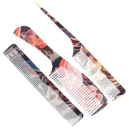Beavorty 3stücke Teiliges Retro Haarschneide-set Für Damen Vielseitiger Kamm Für Lockiges Haar Detangler Kamm Und Friseurwerkzeug Langlebig Und Tragbar Für Individuelles Styling Beavorty 3stücke Teiliges Retro Haarschneide-set Für Damen Vielseitiger Kamm Für Lockiges Haar Detangler Kamm Und Friseurwerkzeug Langlebig Und Tragbar Für Individuelles Styling von Beavorty