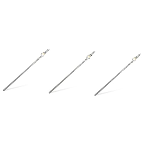 Beavorty 3 Stücke Metall Haar Essstäbchen Vintage Design Haar Dutt Stick Für Frauen Für Haare von Beavorty