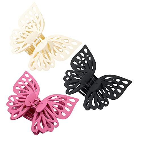 Beavorty Große Haarspangen Mit Kieferclips – 3 Schmetterlings-haarspangen Für Damen Perfekt Für Partys Und Das Tägliche Styling von Beavorty