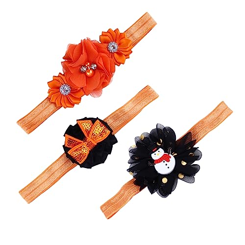 Beavorty 3st Weihnachtsstirnband Für Kinder Weihnachtsaccessoires Baby-mädchen-wickeltücher Baby-stirnbänder Für Mädchen Weihnachtshaarschleifen Babyschleife Zubehör Weihnachten Stoff Damen von Beavorty