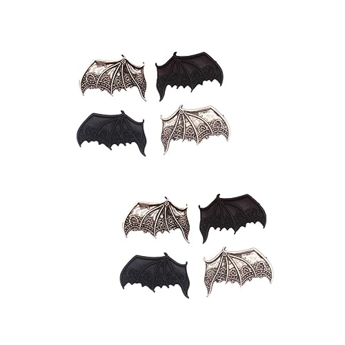 Beavorty 4 Paare Fledermaus Haarnadel Haarschmuck Mit Teufelsflügeln Fledermausflügel Haarnadel Schwarze Fledermaus Teufel Haarnadel Gothic-cosplay-haarnadeln Ce Metall Zinklegierung Vampir von Beavorty