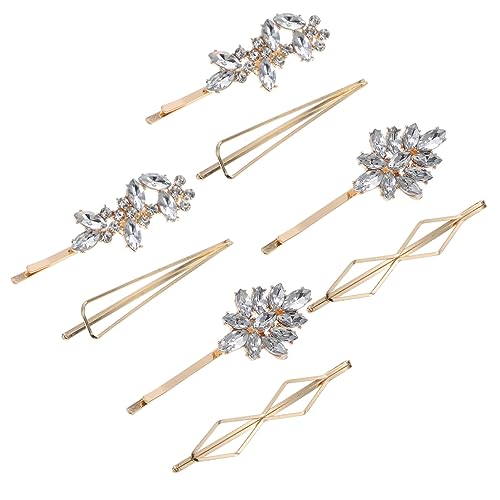 Beavorty 4er-pack Haarspangen-set Mit Strasssteinen – Hochzeits-haarnadel Mit Geometrischem Design Für Frauen von Beavorty
