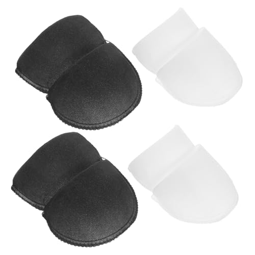 Beavorty 4 Paare Schulterpolster Rutschfeste Schulterpolster Hautfreundliche Waschbare Schulterverstärkung für Damen Herren von Beavorty