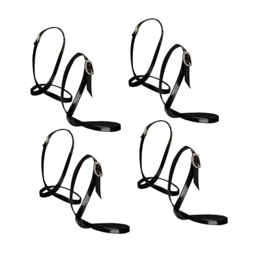 Beavorty 4paare Kreuzdesign Anti-loose Schuhriemen Mit Schnalle Verstellbare Knöchelriemen Für Damen High Heels Wraparound-stil Für Stabilität Beim Gehen Oder Laufen von Beavorty