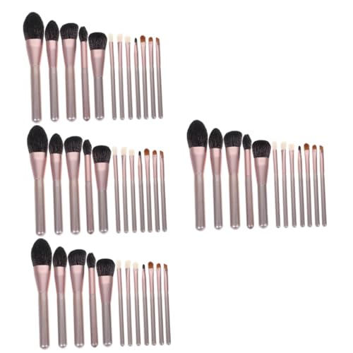 Beavorty 4 Sätze Make-up-Pinsel-Set brochas de maquillaje Rougepinsel Make-up Pinsel Bürste lidschatten Make-up-Zubehör für Frauen Make-up-Pinsel für Mädchen tragbar Kosmetika von Beavorty