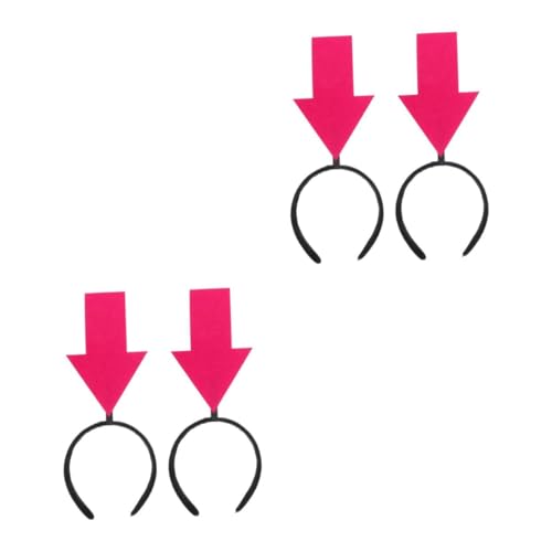 Beavorty 4 Stck. Lustige Haarreifen Originelle Party Haarbänder mit Pfeilspitzen Vielseitig für Halloween Geburtstagsfeiern und Requisiten Witzige Kopfbedeckung für Kreative Partyoutfits von Beavorty