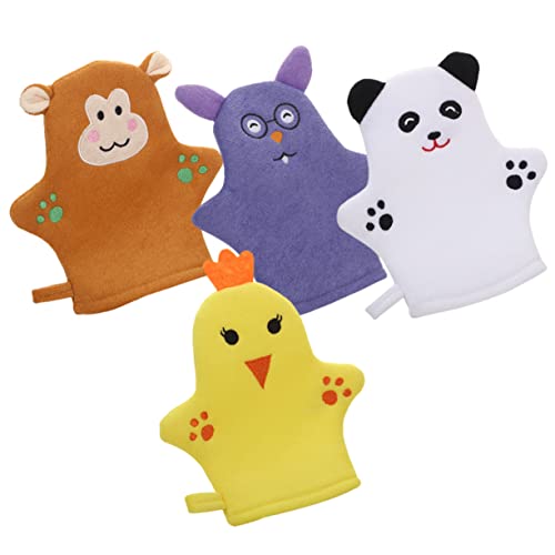 Beavorty 4stücke Teiliges Cartoon-bad-handschuhe Für Junge Mädchen Tierform Waschhandschuhe Sanfte Massage Und Effektive Hautpeeling Für Junge Mädchen Und Kleinkinder Beavorty 4stücke Teiliges Cartoon-bad-handschuhe Für Junge Mädchen Tierform Waschhandschuhe Sanfte Massage Und Effektive Hautpeeling Für Junge Mädchen Und Kleinkinder von Beavorty