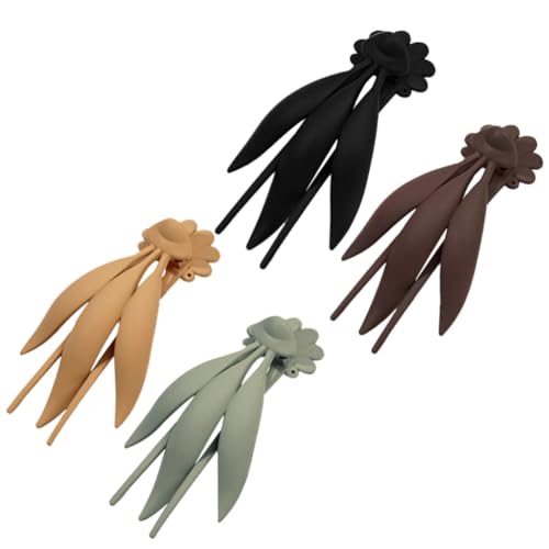 Beavorty 4 Stück Süße Haarspangen Flacher Krallenclip Haarklammer Haarspange Für Mädchen Haar Klammern Haarspangen Für Frauen Clip Für Haare Dekorative Fräulein Entenschnabel-clip Abs Mode von Beavorty