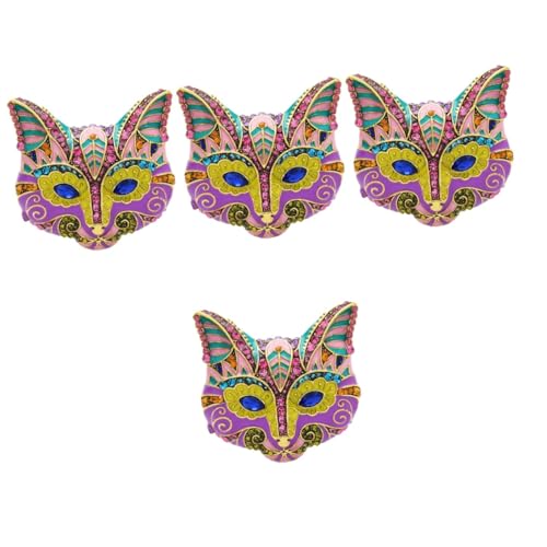 Beavorty 4 Stück Emaille Tierbrosche Anstecknadel Bunte Katzenbrosche als Modisches Accessoire für Frauen und Mädchen zur Dekoration von Kleidung Taschen und Beavorty 4 Stück Emaille Tierbrosche Anstecknadel Bunte Katzenbrosche als Modisches Accessoire für Frauen und Mädchen zur Dekoration von Kleidung Taschen und von Beavorty
