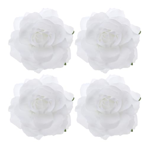 Beavorty 4 Stück Haarklammern, Rosa, Blume, Haarspangen, Damen, dickes Haar, Brosche, für Hochzeit, Blumen, Seidenblumen, Mann, Antik-Weiß Beavorty 4 Stück Haarklammern, Rosa, Blume, Haarspangen, Damen, dickes Haar, Brosche, für Hochzeit, Blumen, Seidenblumen, Mann, Antik-Weiß von Beavorty