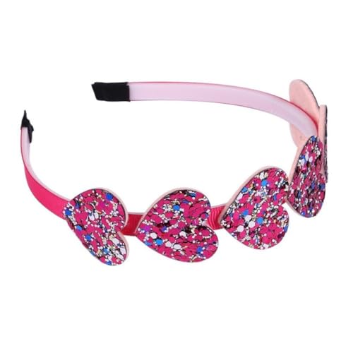 Beavorty 4stücke Pailletten Herz Stirnband Glitzer Haarreifen Paillette Haarschmuck Für Mädchen Junge Mädchen Stirnband Mit Pailletten Herz Design Haar Zubehör Für Geburtstagsfeiern von Beavorty
