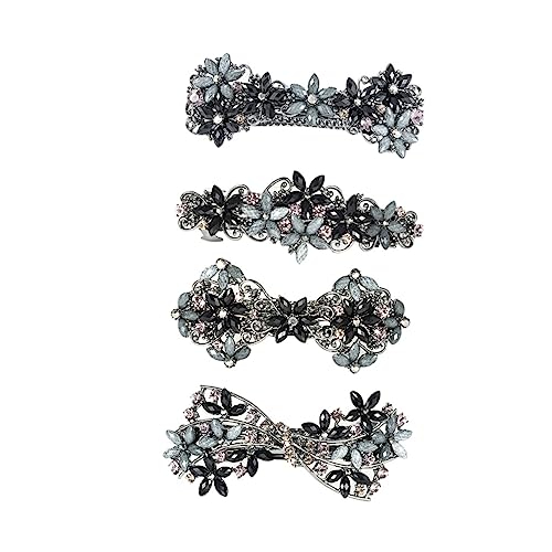 Beavorty 4 Stück Haarklammern Haarspangen Für Frauen Hochzeitsschmuck Haarkralle Aus Metall Vintage Haarspangen Haarschmuck Lange Haarspangen Elegante Haarspange Kristall Stift Mutter von Beavorty