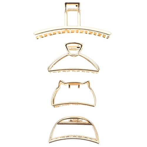 Beavorty 4stücke Große Metall-haarklammer Duschklammer Haar-clip Für Frauen Haar Styling Werkzeug Ornament Geeignet Für Dickes Und Normales von Beavorty