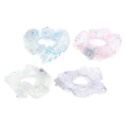 Beavorty 4stücke Haargummis Dehnbare Haargummis Für Mädchen Dicke Für Mädchen Für von Beavorty