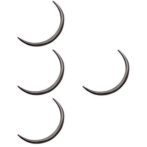 Beavorty 4 Stück Mond Haarnadel Aus Holz Mond Haargabel Haarschmuck Für Frauen Gothic-haarspangen Haarstock Haargabeln Haarschmuck Für Damen Haarstab Aus Holz Handbuch Fräulein Spaziergang von Beavorty