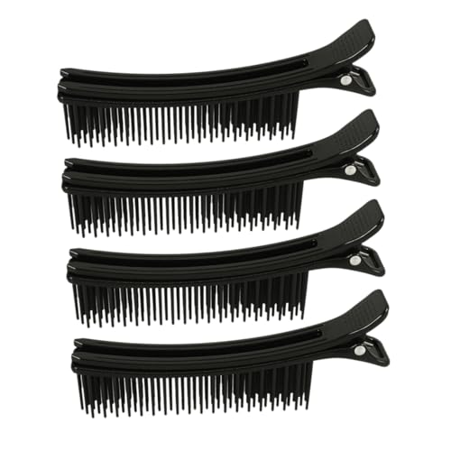 Beavorty 4 Stück Multifunktionale Haarstyling Clips zum Abteilen Färben und Frisieren Ergonomische Haarklammern mit Integriertem Kamm für Damen und Mädchen von Beavorty