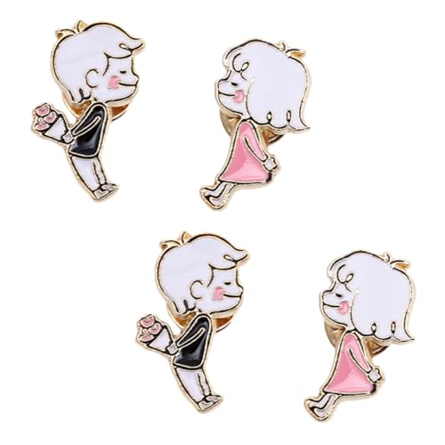 Beavorty 4 Stück Paar Brosche form brosche Tasche Abzeichen Brosche Cartoon-Abzeichen-Brosche Brosche für Jungen und Mädchen Kleidung Rucksack Brosche Kleiderabzeichen-Brosche Zinklegierung Beavorty 4 Stück Paar Brosche form brosche Tasche Abzeichen Brosche Cartoon-Abzeichen-Brosche Brosche für Jungen und Mädchen Kleidung Rucksack Brosche Kleiderabzeichen-Brosche Zinklegierung von Beavorty