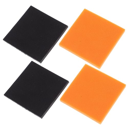 Beavorty 4 Stück Teiliges Fersenersatz für High Heels Quadratische Rutschfeste Schuhsohlen pads Installieren Geräuschdämpfend Langlebig Passend für Damen Pumps und Reparaturfähige Absätze von Beavorty