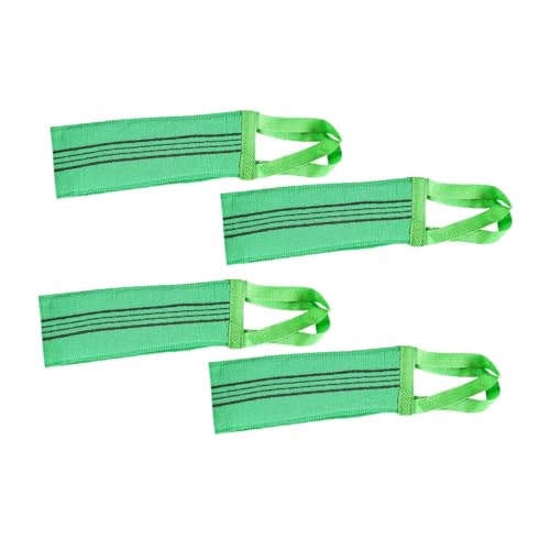 Beavorty 4 Stück Teiliges Peeling Rücken Handtuch Langes Doppelseitiges Bade Exfoliating Tuch für Damen und Herren Sanfte Hautreinigung Rückenschonendes Design gegen Hautschüppchen von Beavorty