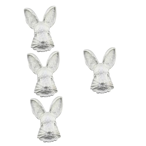 Beavorty 4 Stück Vintage Bunny Brosche Tierbrosche Anstecknadel für Damen Stilvolle Kleidungsschmuck für Valentinstag Weihnachten Besondere Anlässe Geschenkidee für Ihre Liebsten von Beavorty