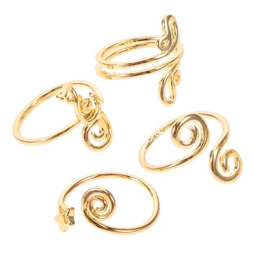 Beavorty 4 Stück Zehenring -set Schmuck Zehenschmuck Kleine Zehenringe Ringe Für Die Zehen Verstellbarer Zehenring Für Damen Ring Verstellbar Zehenschmuck Für Damen Fußringe Golden Messing Beavorty 4 Stück Zehenring -set Schmuck Zehenschmuck Kleine Zehenringe Ringe Für Die Zehen Verstellbarer Zehenring Für Damen Ring Verstellbar Zehenschmuck Für Damen Fußringe Golden Messing von Beavorty