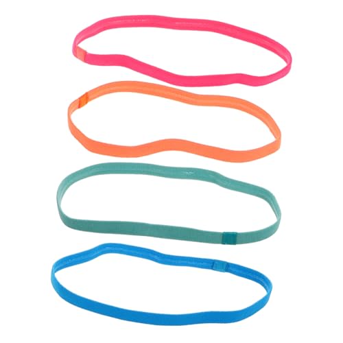 Beavorty 4stücke Stirnband Elastisch Für Sport Laufen Und Fitness Rutschfeste Trainings-stirnbänder Aus Polyester Für Männer Und Frauen Vielseitig Einsetzbar von Beavorty