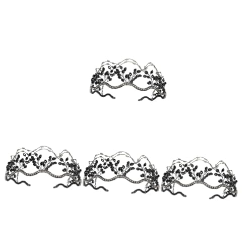 Beavorty 4 Stück Stirnband Haarschmuck Kristallperlen Braut Mädchen Strasssteine von Beavorty