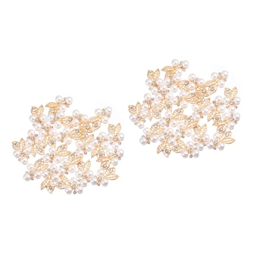 Beavorty 40 Stk Haarnadel Zubehör Strassdekor Halsketten für Damen r Ohrringe Haarklammer Haarnadel-Dekor DIY Haarnadel Charme Perle Kopfbedeckung Strass Haarschmuck Braut schmücken von Beavorty