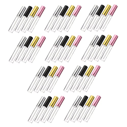 Beavorty 40stücke Leere Lipgloss-tuben Mit Tragbare Behälter Aus Abs Material Für Diy Kosmetikprodukte Wie Lippenbalsam Und Lidschatten von Beavorty