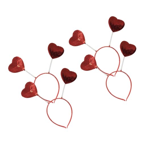 Beavorty Elegantes 4-teiliges Set Pailletten Herz Haarband Damen Accessoire Für Party Geburtstag Beavorty Elegantes 4-teiliges Set Pailletten Herz Haarband Damen Accessoire Für Party Geburtstag von Beavorty